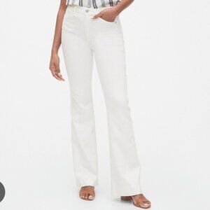 *LIKE NEW* GAP High Rise Vintage Flare White Denim Jeans Size 30 / 10R
